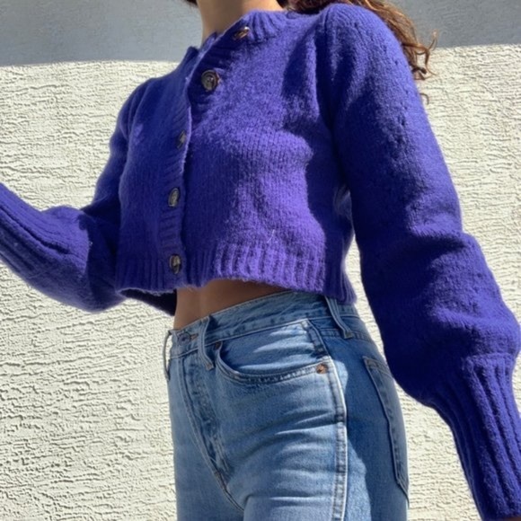 For Love & Lemons Mia pointelle Cardigan - Picture 5 of 6